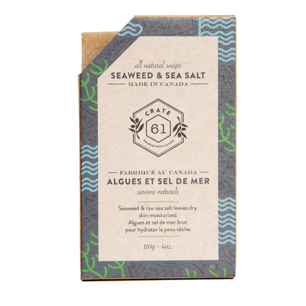 CRATE 61: Soap Bar Seawd Sslt 4 oz (Pack of 5) - CRATE 61