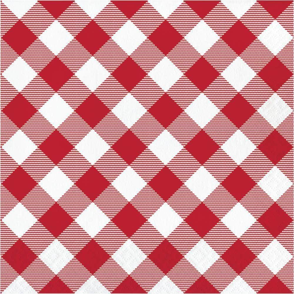 CREATIVE CONVERTING CREATIVE CONVERTING Gingham Classic Luncheon Napkin, 16 ea