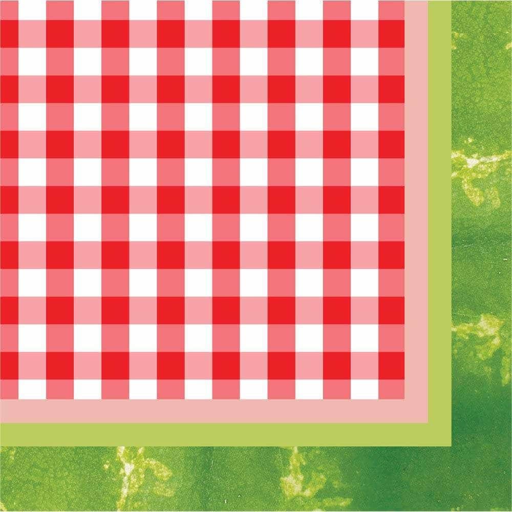 CREATIVE CONVERTING CREATIVE CONVERTING Napkin Lunch Watermelon, 16 ea