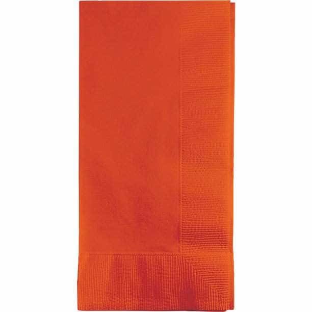 CREATIVE CONVERTING CREATIVE CONVERTING Napkin Sunkissed Orange, 50 ea