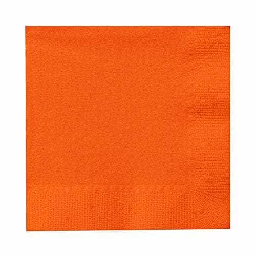 CREATIVE CONVERTING CREATIVE CONVERTING Sunkissed Orange Beverage Napkin, 50 ea