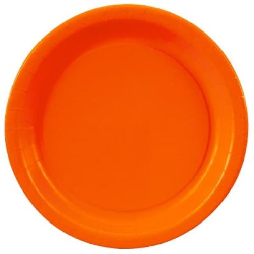 CREATIVE CONVERTING CREATIVE CONVERTING Sunkissed Orange Dessert Plate, 24 ea