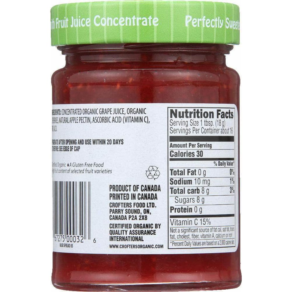 Crofters Organic Crofters Organic Raspberry Fruit Spread, 10 oz