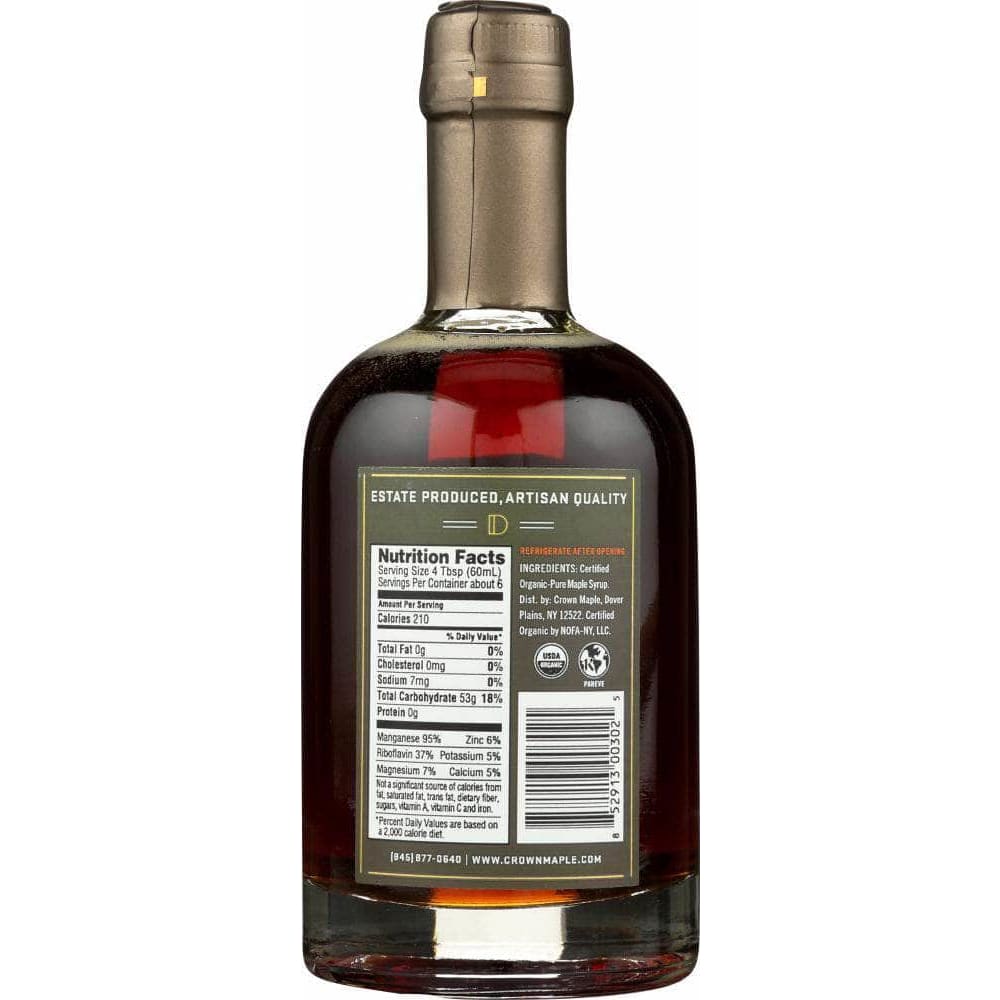 Crown Maple Crown Maple Dark Color Maple Syrup, 12.7 fl. oz.