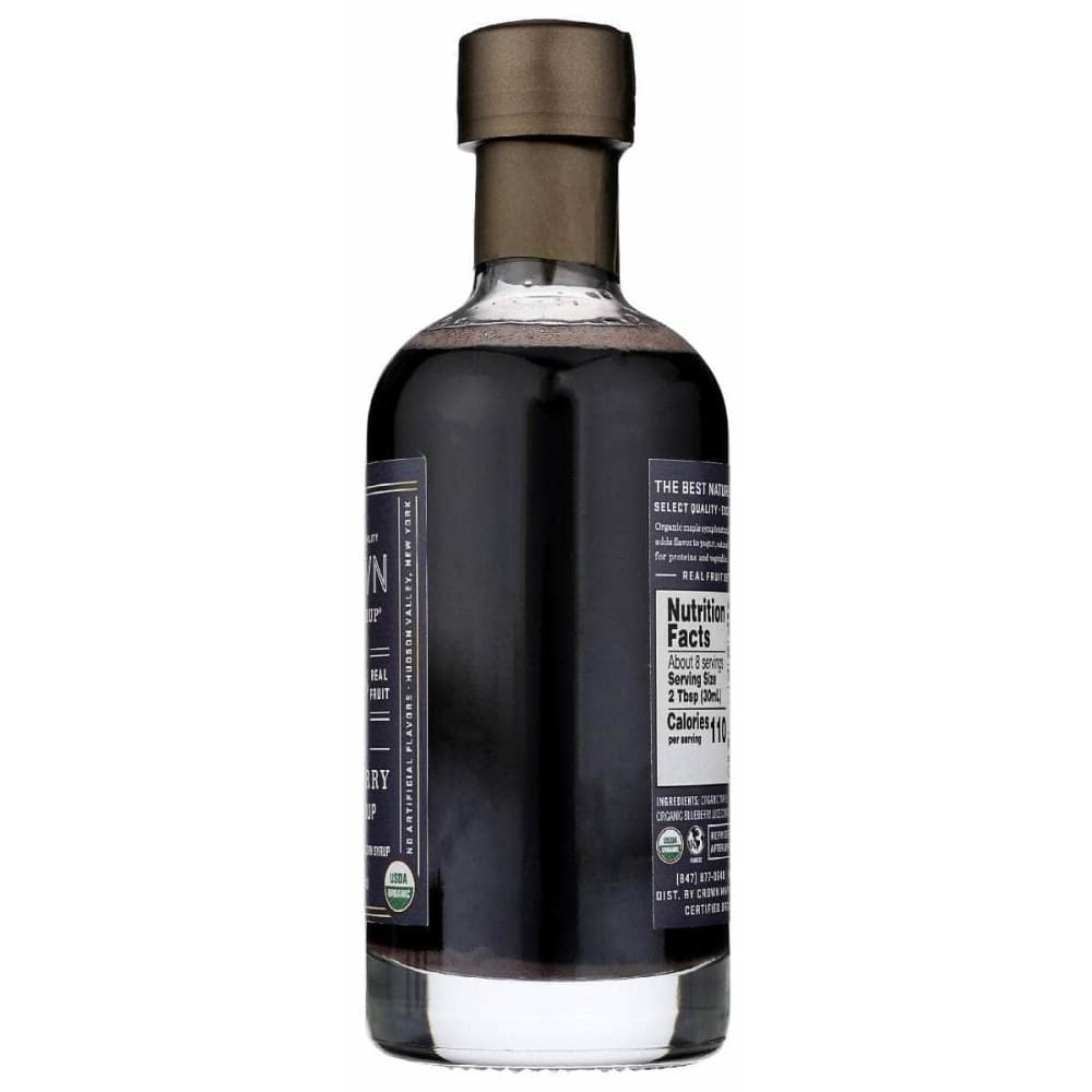 CROWN MAPLE Grocery > Breakfast > Breakfast Syrups CROWN MAPLE: Organic Blueberry Maple Syrup, 8.5 fo