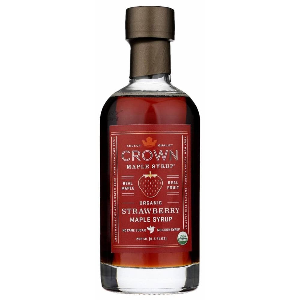 CROWN MAPLE Grocery > Breakfast > Breakfast Syrups CROWN MAPLE: Organic Strawberry Maple Syrup, 8.5 FO