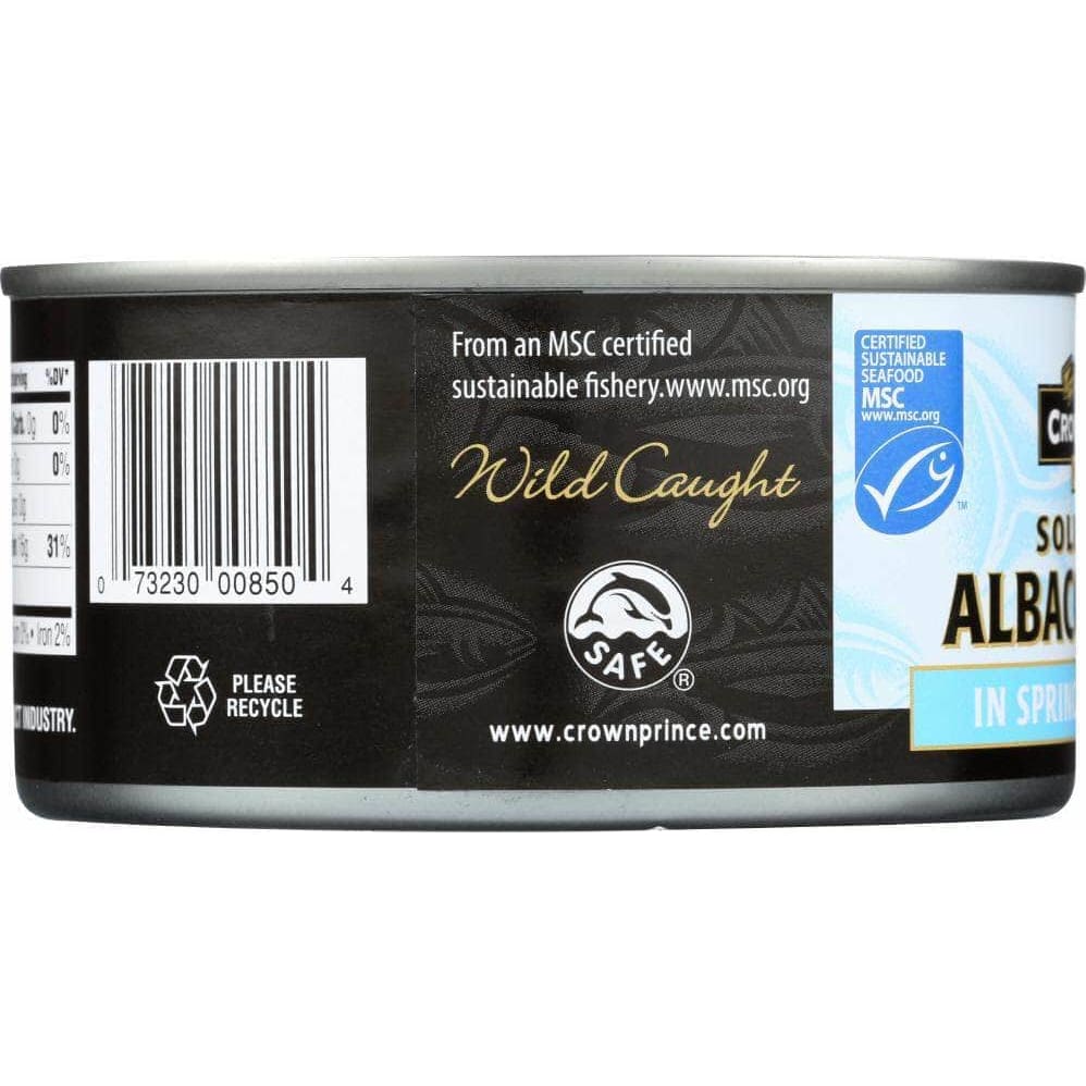 Crown Prince Crown Prince Solid White Albacore Tuna In Spring Water, 12 oz