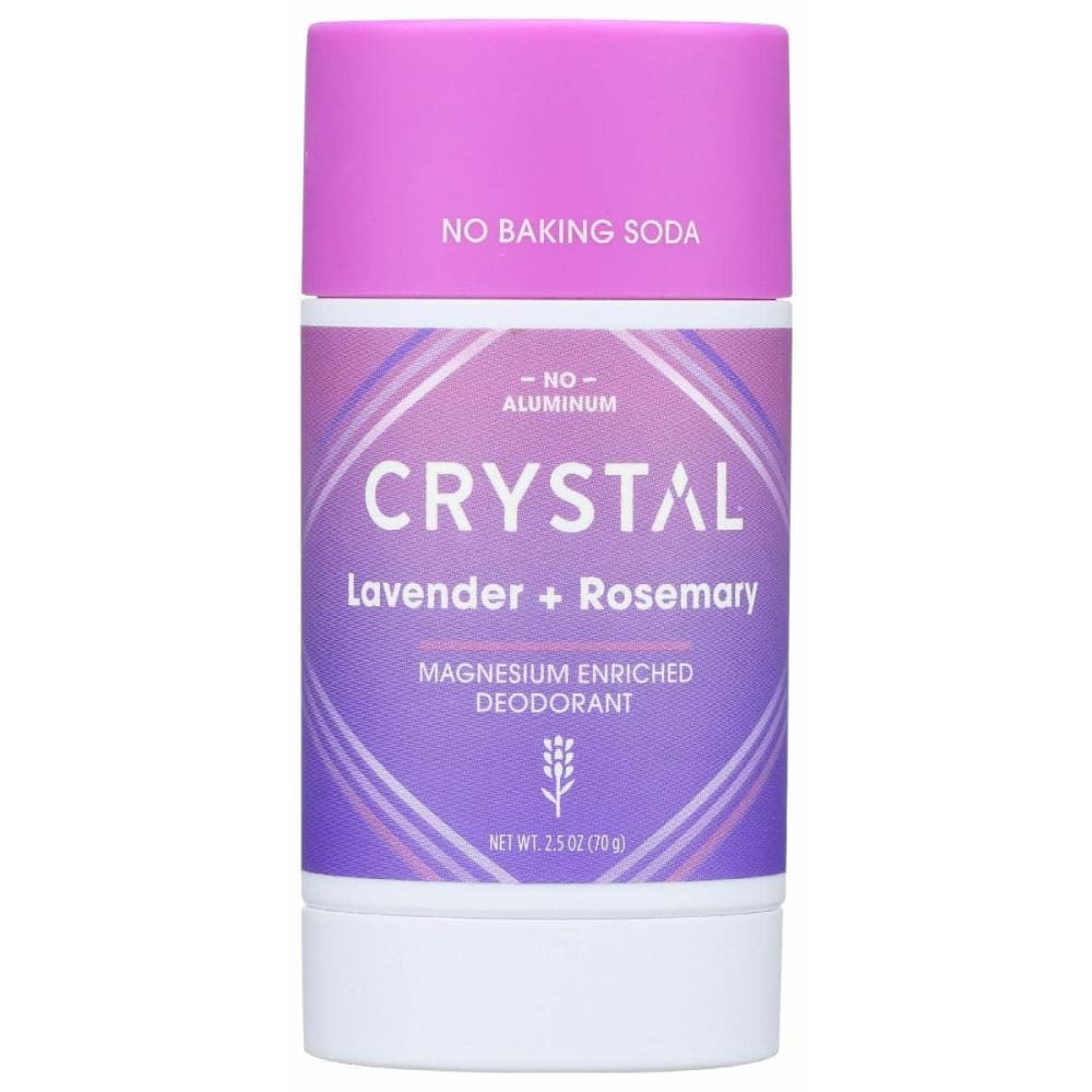 CRYSTAL BODY DEODORANT Beauty & Body Care > Deodorants & Antiperspirants CRYSTAL BODY DEODORANT: Magnesium Enriched Deodorant Lavender Plus Rosemary, 2.5 oz