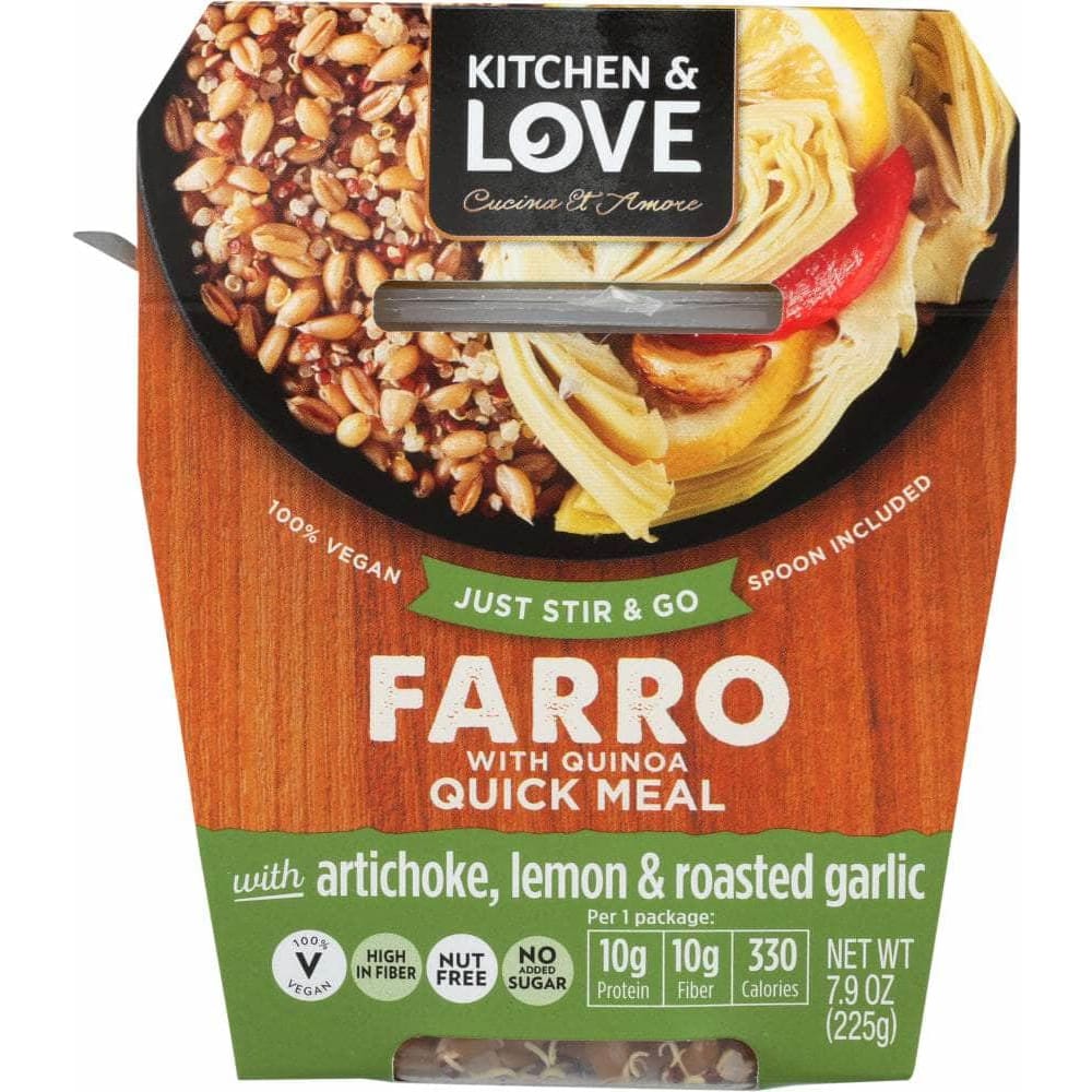 Cucina & Amore Cucina & Amore Farro Meal Artichoke Lemon Roasted Garlic, 7.9 oz