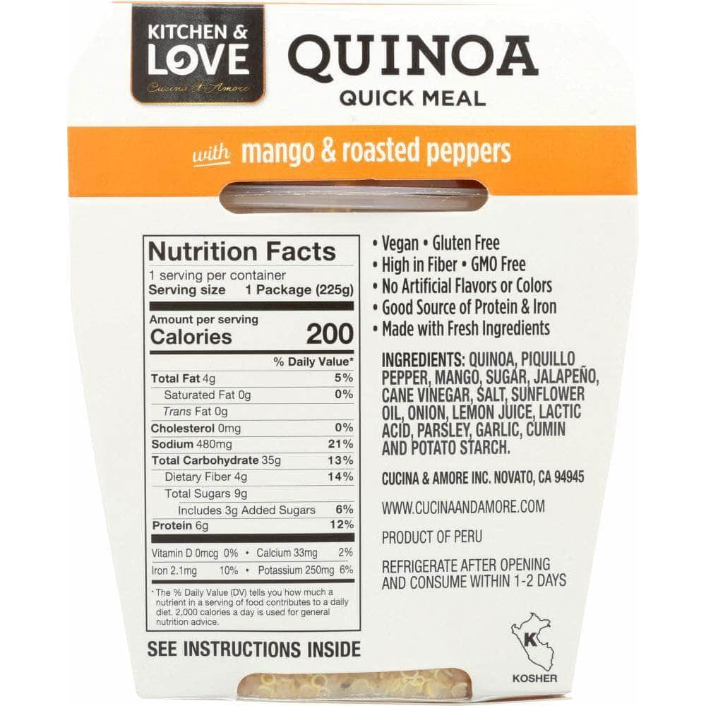 Cucina & Amore Cucina & Amore Quinoa Meal Mango & Jalapeno, 7.9 oz