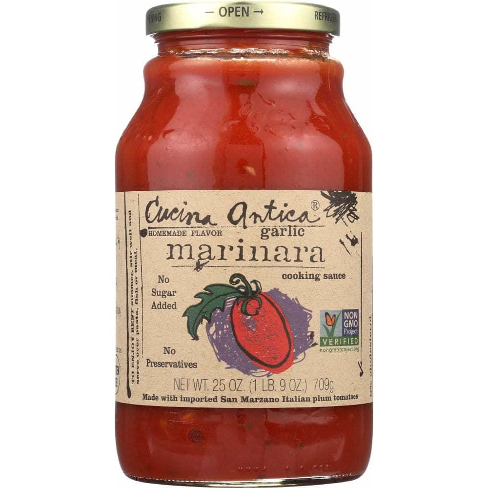 Cucina Antica Cucina Antica Marinara Sauce Garlic, 25 oz