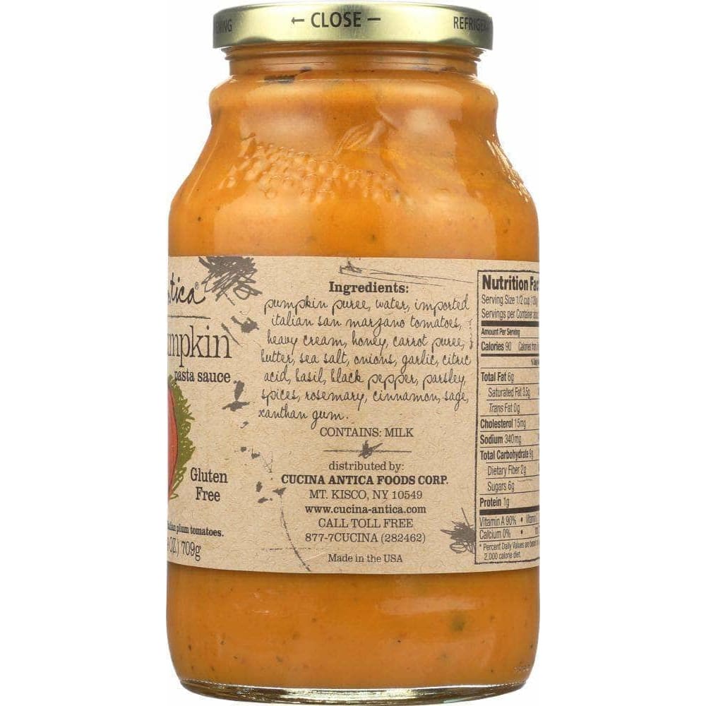 Cucina Antica Cucina Antica Pasta Sauce Tuscany Pumpkin, 25 oz