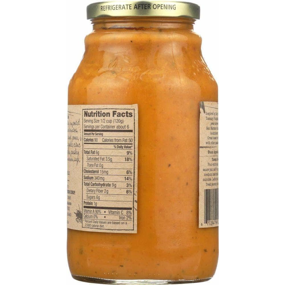 Cucina Antica Cucina Antica Pasta Sauce Tuscany Pumpkin, 25 oz