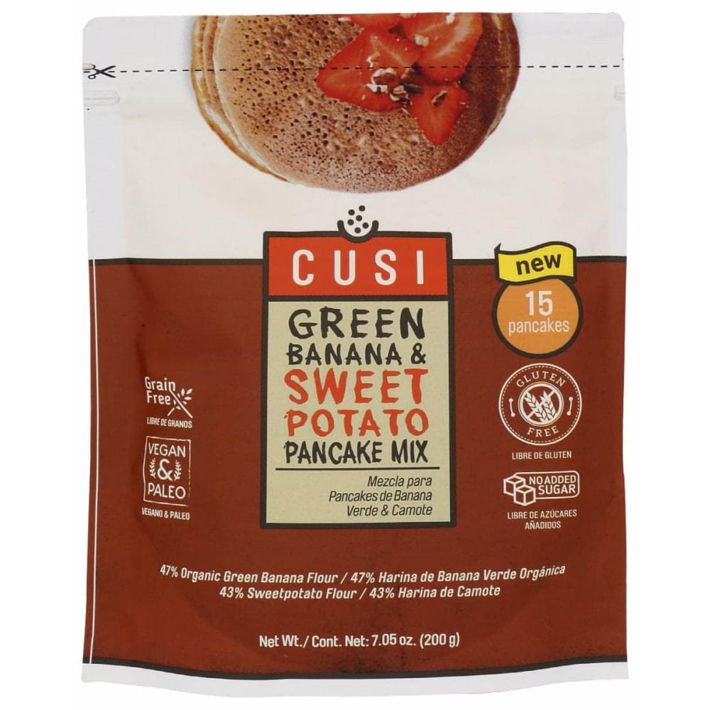 CUSI WORLD Grocery > Cooking & Baking > Baking Ingredients CUSI WORLD: Green Banana Sweet Potato Pancake Mix, 7.05 oz