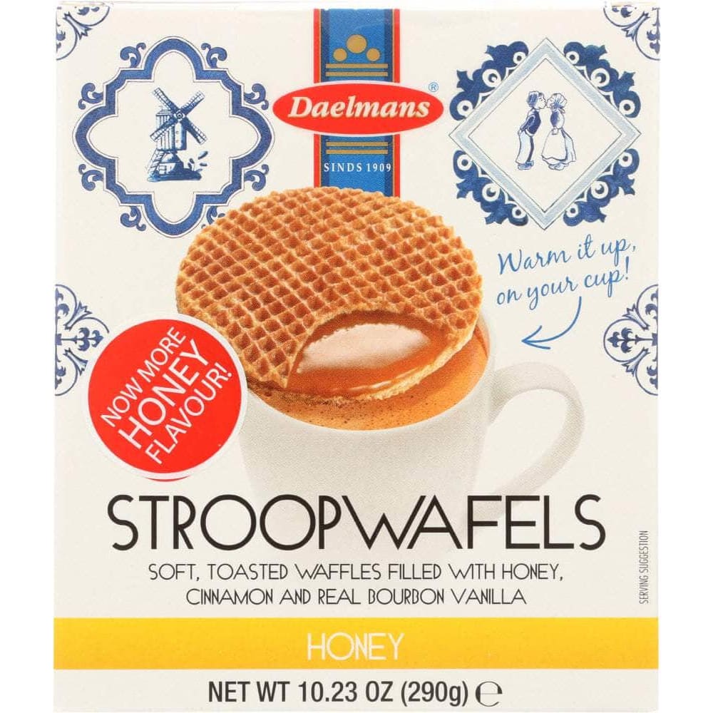 Daelmans Daelmans Jumbo Honey Stroopwafels, 10.23 oz