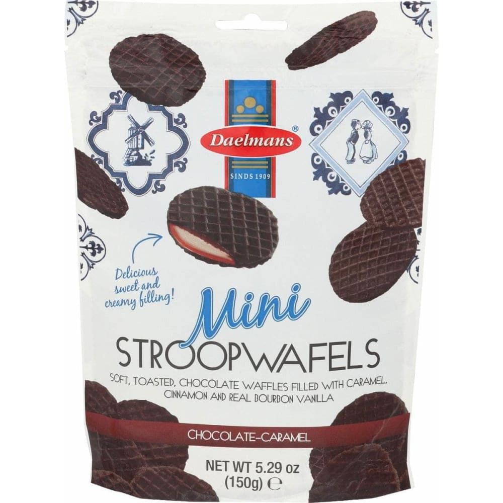 DAELMANS DAELMANS Mini Chocolate Stroopwafels In Bag, 5.29 oz