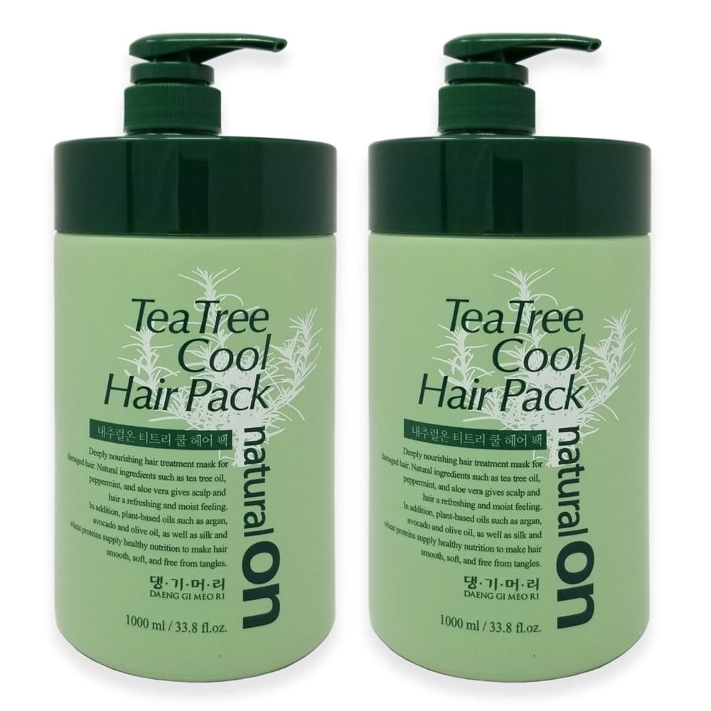 Daeng Gi Meo Ri NaturalOn Tea Tree Cool Hair Mask (33.8 fl. oz. 2 pk.) - Hair Treatments - Daeng