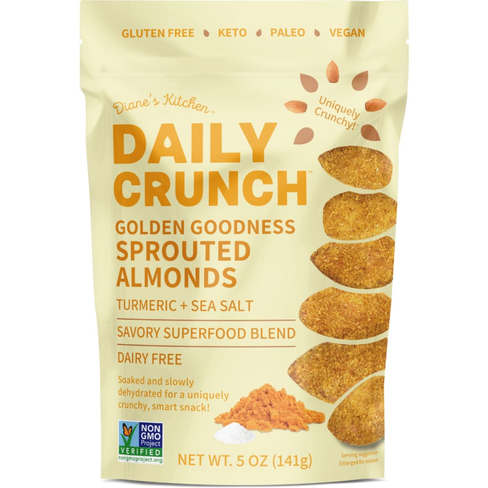DAILY CRUNCH Daily Crunch Almonds Sprt Turmeric, 5 Oz