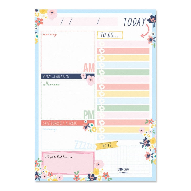 Daily Planner Pad Ditzy Floral 6Ct - Plan & Record Books - Pukka Pads