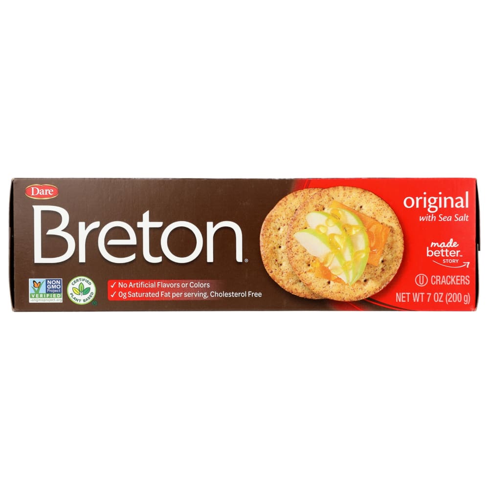 DARE: Cracker Breton Original 7 OZ (Pack of 5) - MONTHLY SPECIALS > Snacks > Crackers - DARE
