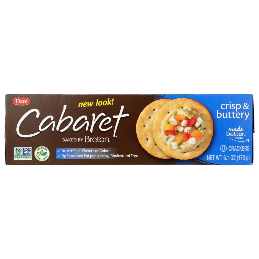 DARE: Crackers Breton Cabaret 6.1 OZ (Pack of 5) - MONTHLY SPECIALS > Snacks > Crackers - DARE