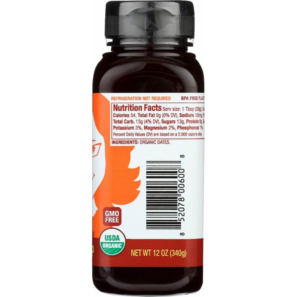 DATE LADY Grocery > Cooking & Baking > Sugars & Sweeteners DATE LADY: Syrup Date Original Sqz, 12 oz