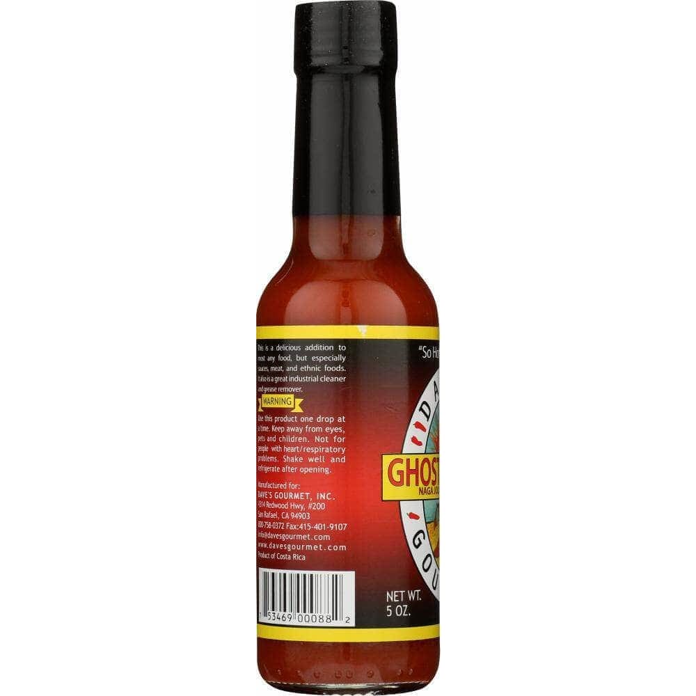 Daves Gourmet Daves Gourmet Ghost Pepper Naga Jolokia Hot Sauce, 5 Oz