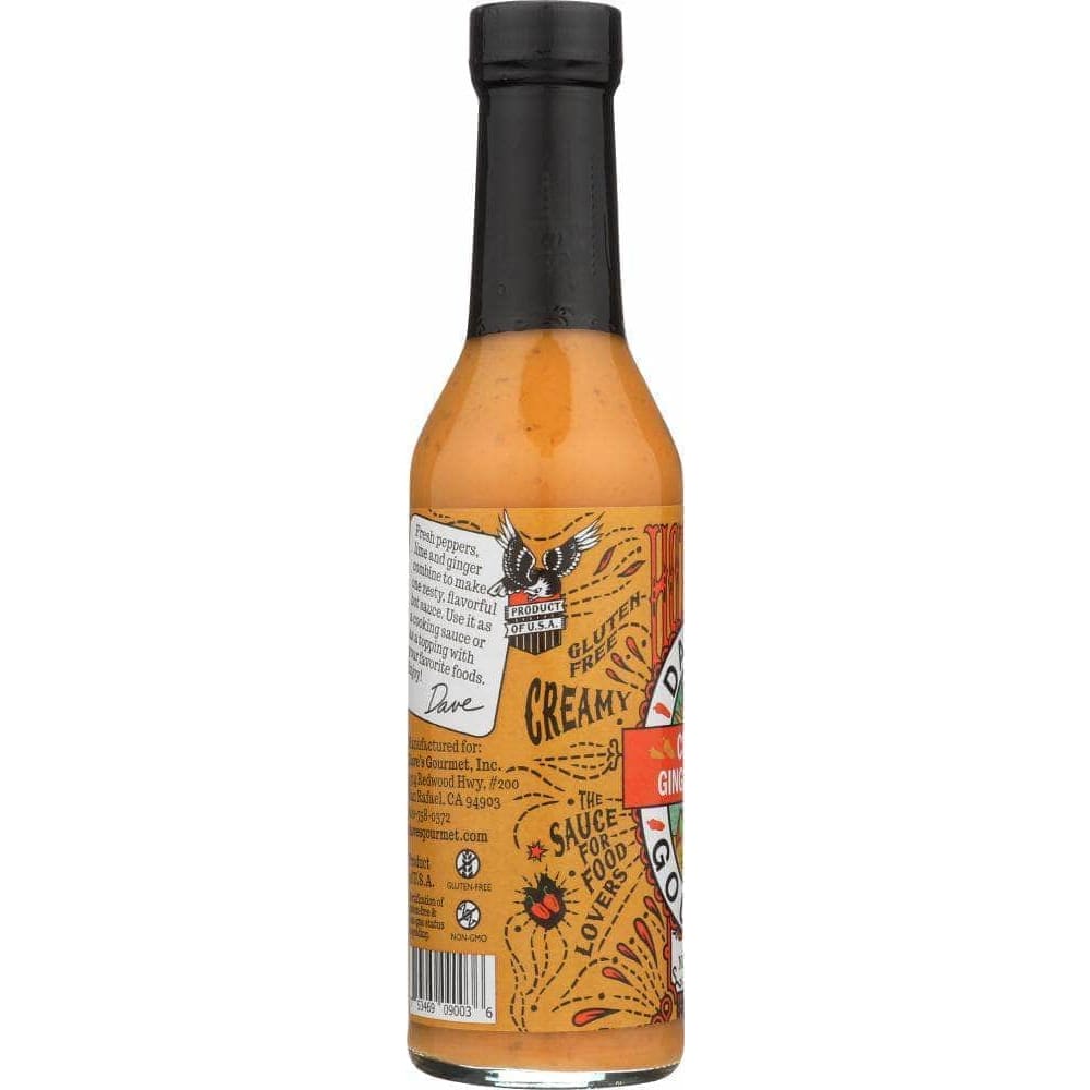 Daves Gourmet Daves Gourmet Hot Sauce Creamy Ginger Citrus, 8 oz