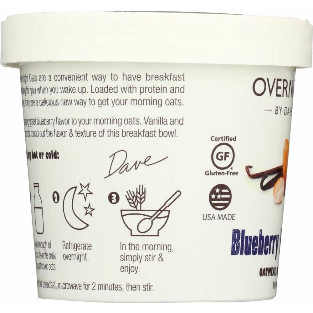 Daves Gourmet Daves Gourmet Oats in Cup Blueberry Vanilla Almond, 2.1 oz