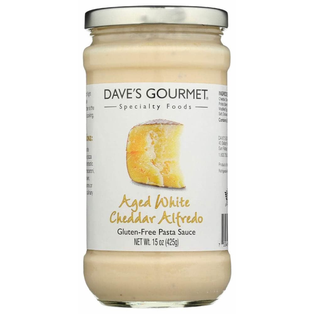 DAVES GOURMET DAVES GOURMET Sauce Psta Agd Wh Chdr Al, 15 oz