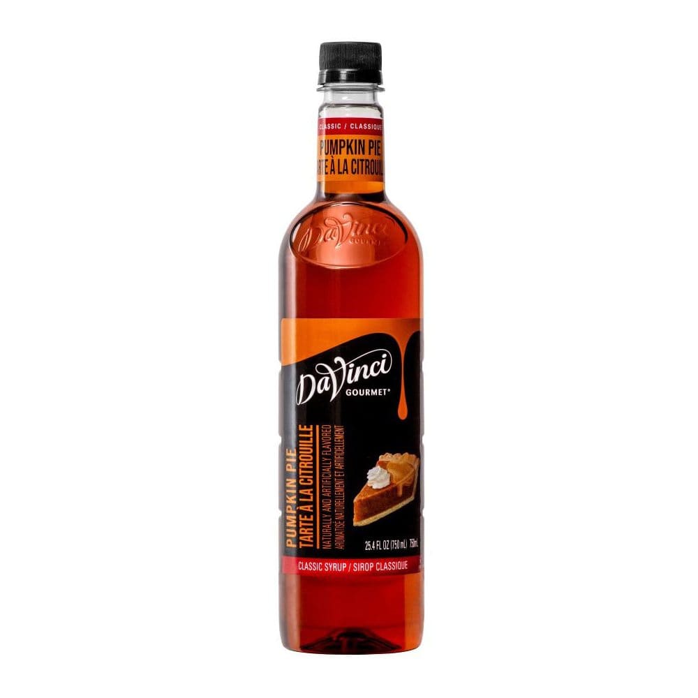 Davinci Gourmet Pumpkin Pie Beverage Syrup (750 ml) (Pack of 2) - Flavored Syrups - Davinci