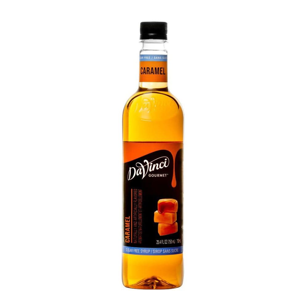 DaVinci Gourmet Sugar-Free Caramel Beverage Syrup (750 ml) (Pack of 2) - Flavored Syrups - DaVinci