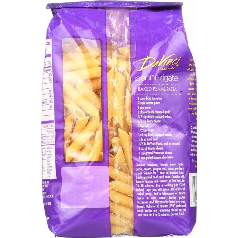 Davinci Gourmet Davinci Short Cuts Penne Rigate Pasta, 16 oz