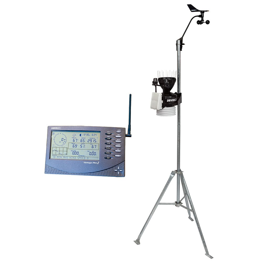 Davis Cabled Vantage Pro2 Plus w/ Standard Radiation Shield - Outdoor | Weather Instruments - Davis Instruments