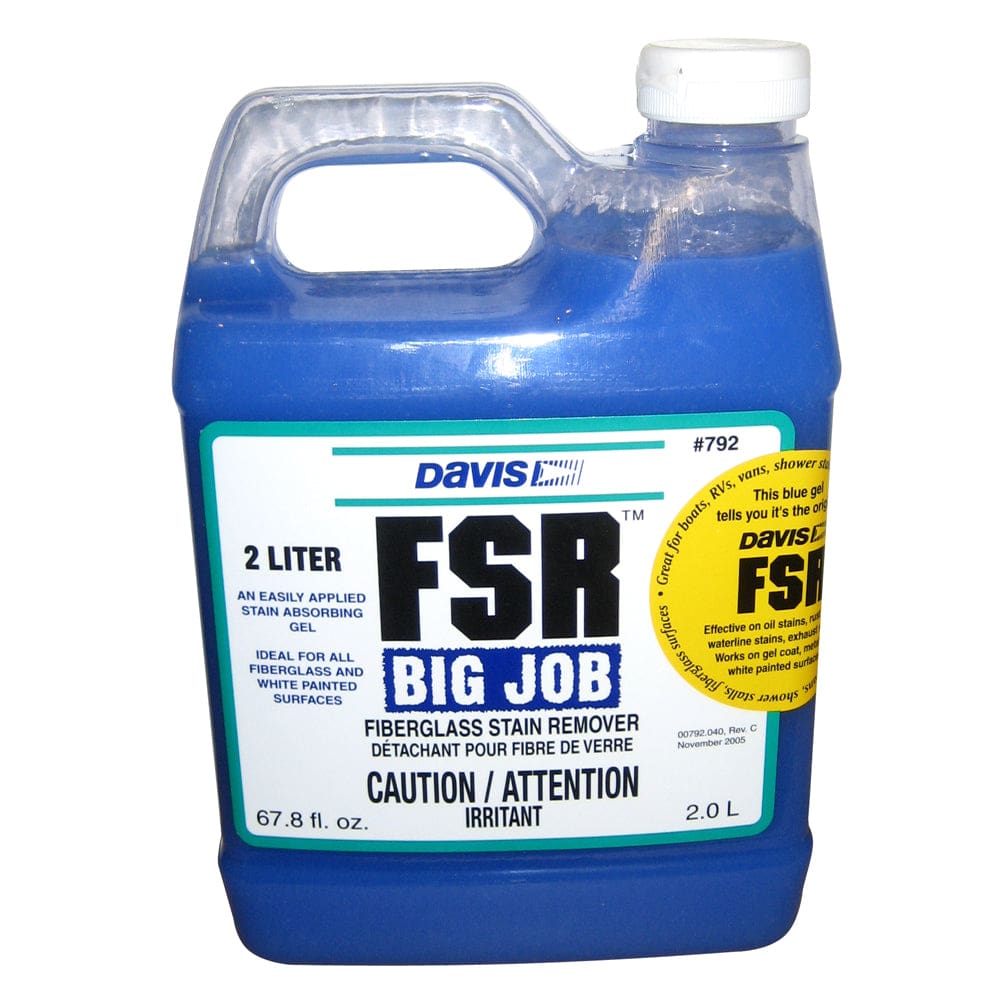 Davis FSR Big Job Fiberglass Stain Remover - 2-Liter - Boat Outfitting | Cleaning - Davis Instruments