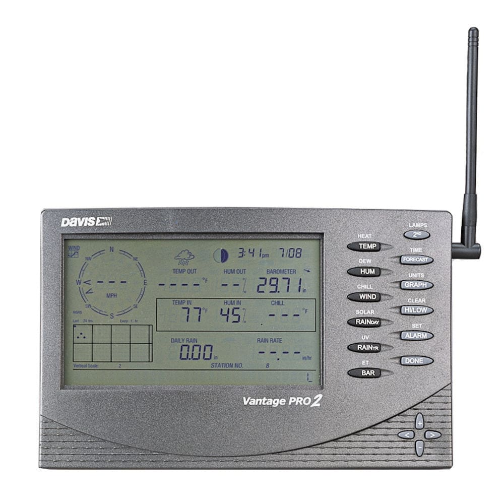 Davis Vantage Pro2 Wireless Console/ Receiver - 2nd Station - Outdoor | Weather Instruments - Davis Instruments