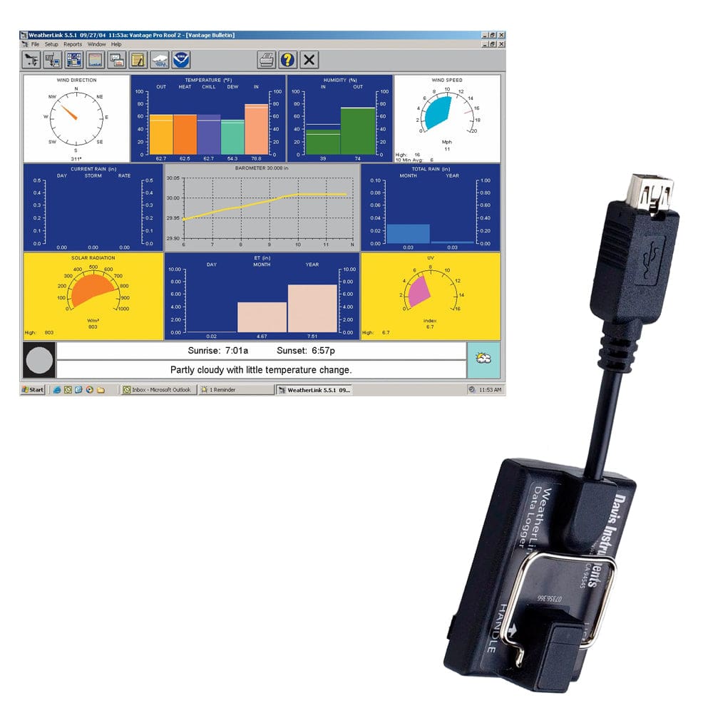 Davis WeatherLink f/ Vantage Pro2™ & Vantage Vue® - Outdoor | Weather Instruments - Davis Instruments