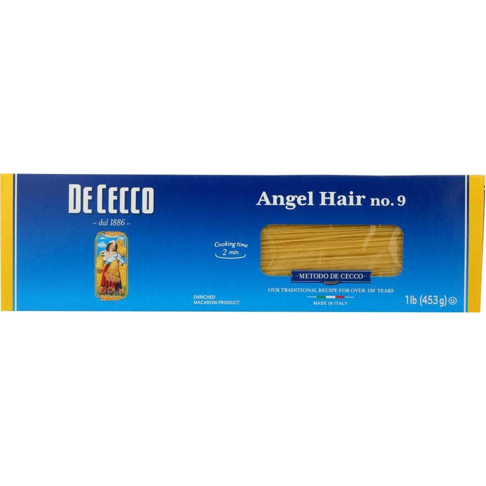 De Cecco De Cecco Capellini #9 Angel Hair Pasta, 16 oz