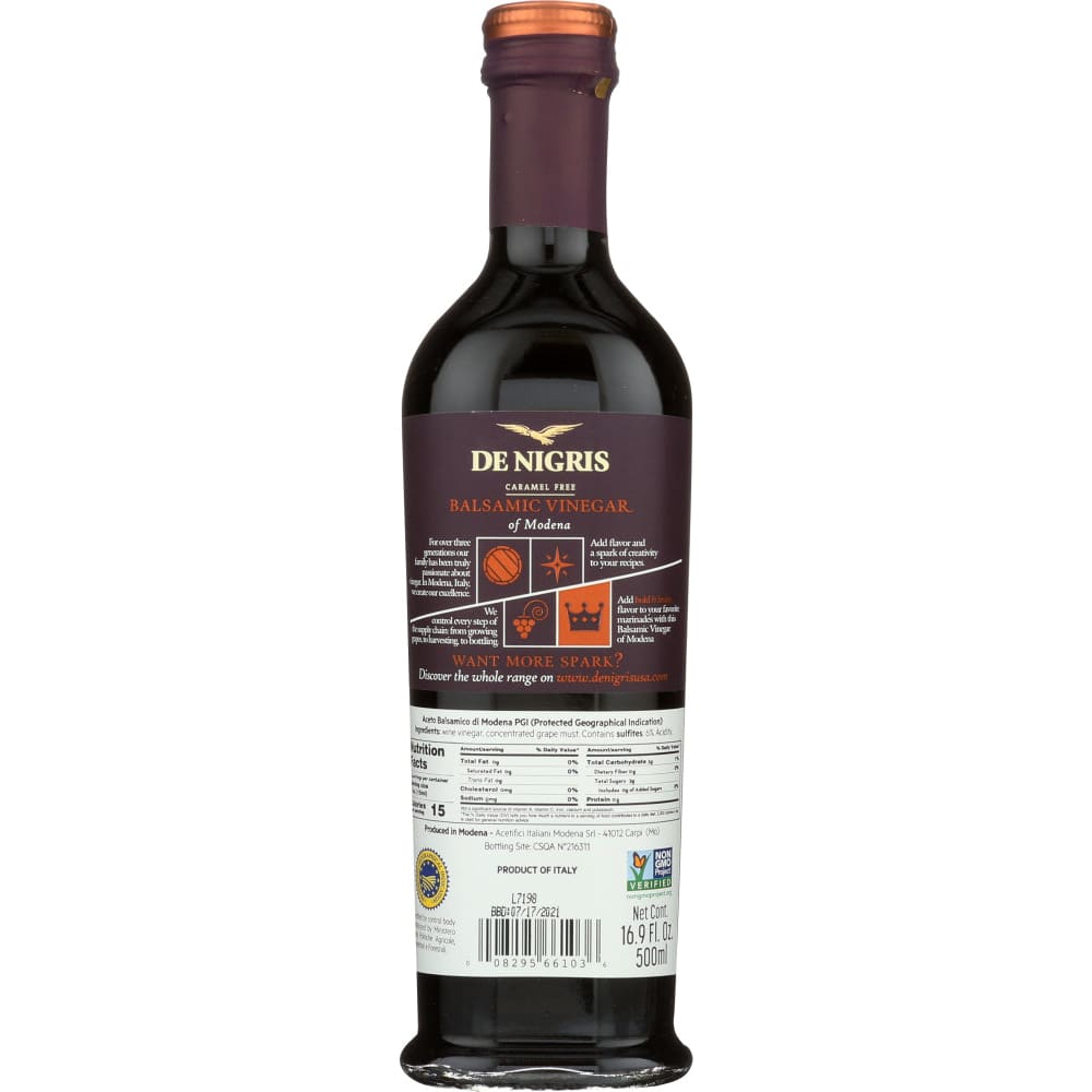 DE NIGRIS: Bronze Eagle Balsamic Vinegar 16.9 oz - Grocery > Cooking & Baking > Vinegars - DE NIGRIS