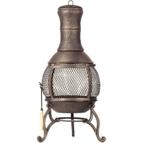 Deckmate Corona Chimenea - Brushed Gold - Deckmate