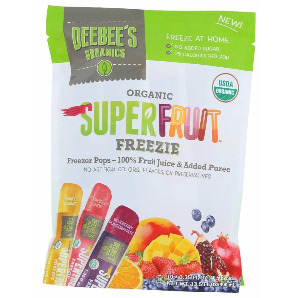 DEEBEES ORGANIC DEEBEES ORGANIC Fruit Pop Variety 10 Pk, 13.5 fo