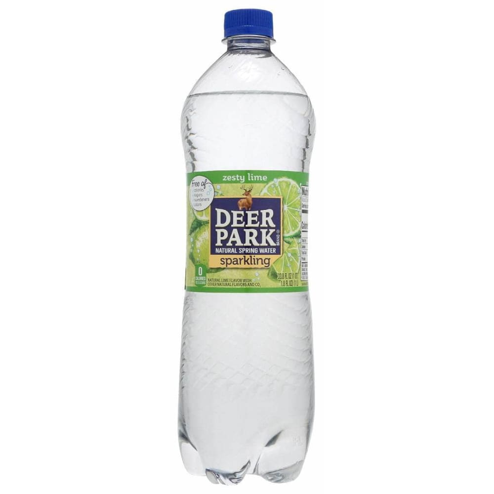 DEER PARK Grocery > Beverages > Water > Sparkling Water DEER PARK: Zesty Lime Sparkling Water, 33.8 fo