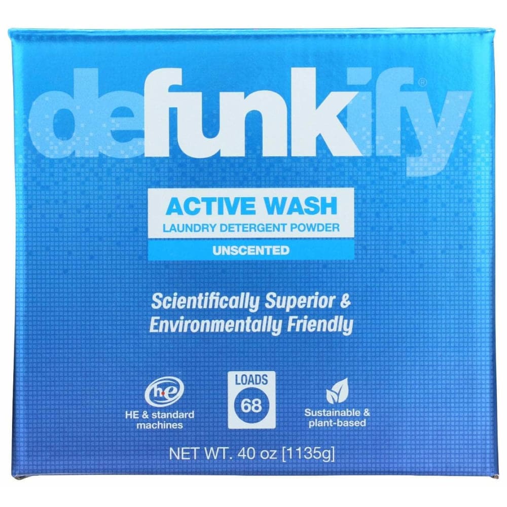 DEFUNKIFY Home Products > Laundry Detergent DEFUNKIFY: Detergent Powder Unscntd, 40 oz