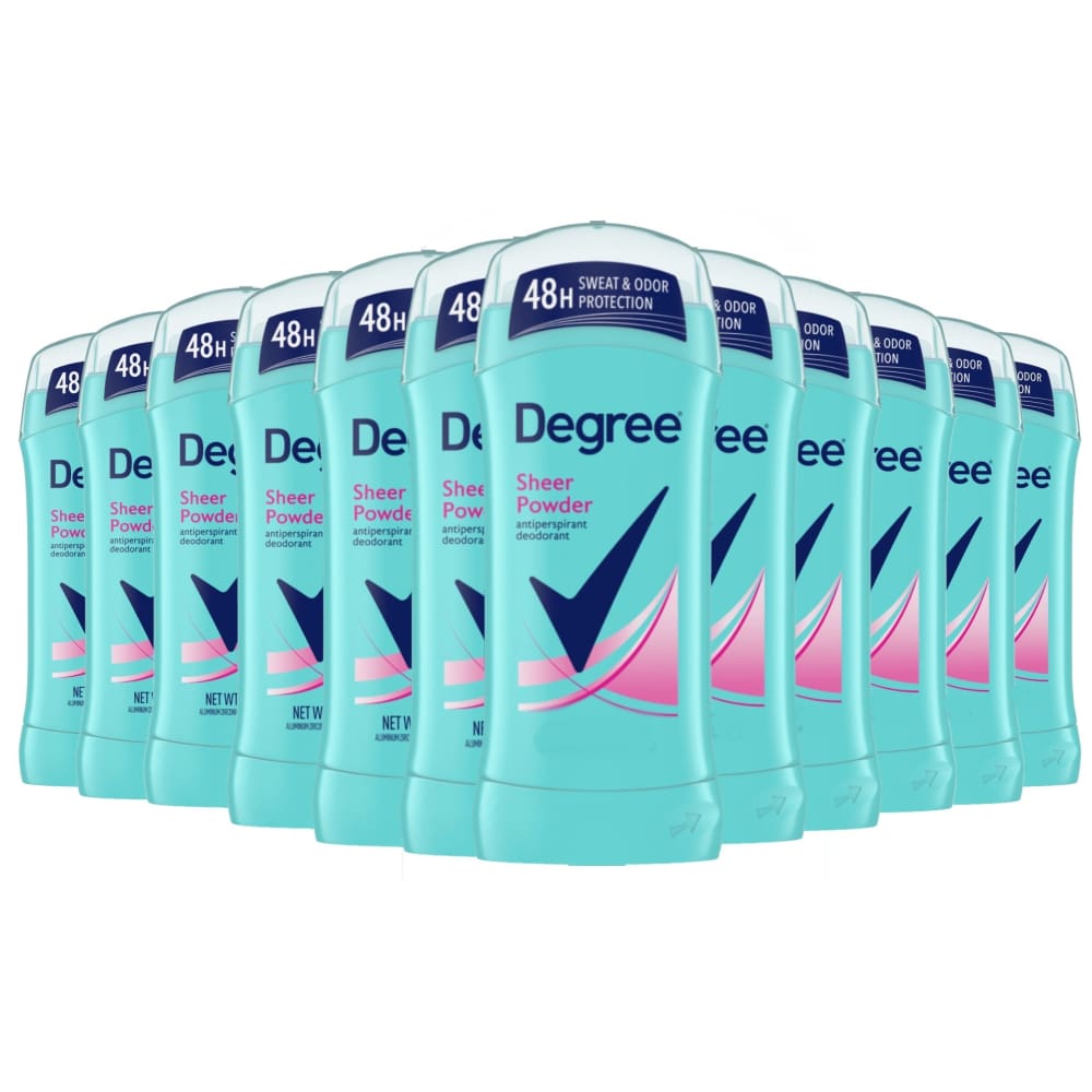 Degree Women Deodorant Invisible Solid Sheer Powder - 1.6 Oz - 12 Pack - Deodorant & Anti-Perspirant - Degree