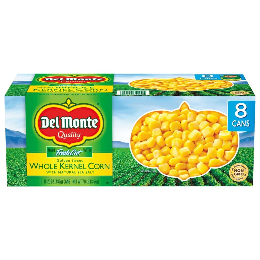 Del Monte Golden Sweet Whole Kernel Corn (15.25 oz. 8 pk.) - Canned Foods & Goods - Del Monte