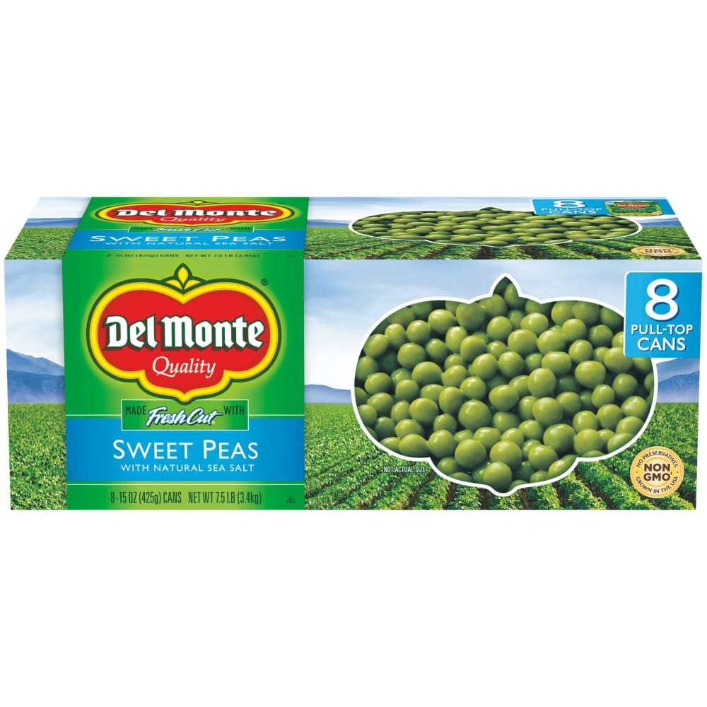 Del Monte Sweet Peas 8 pk./15 oz. - Del Monte