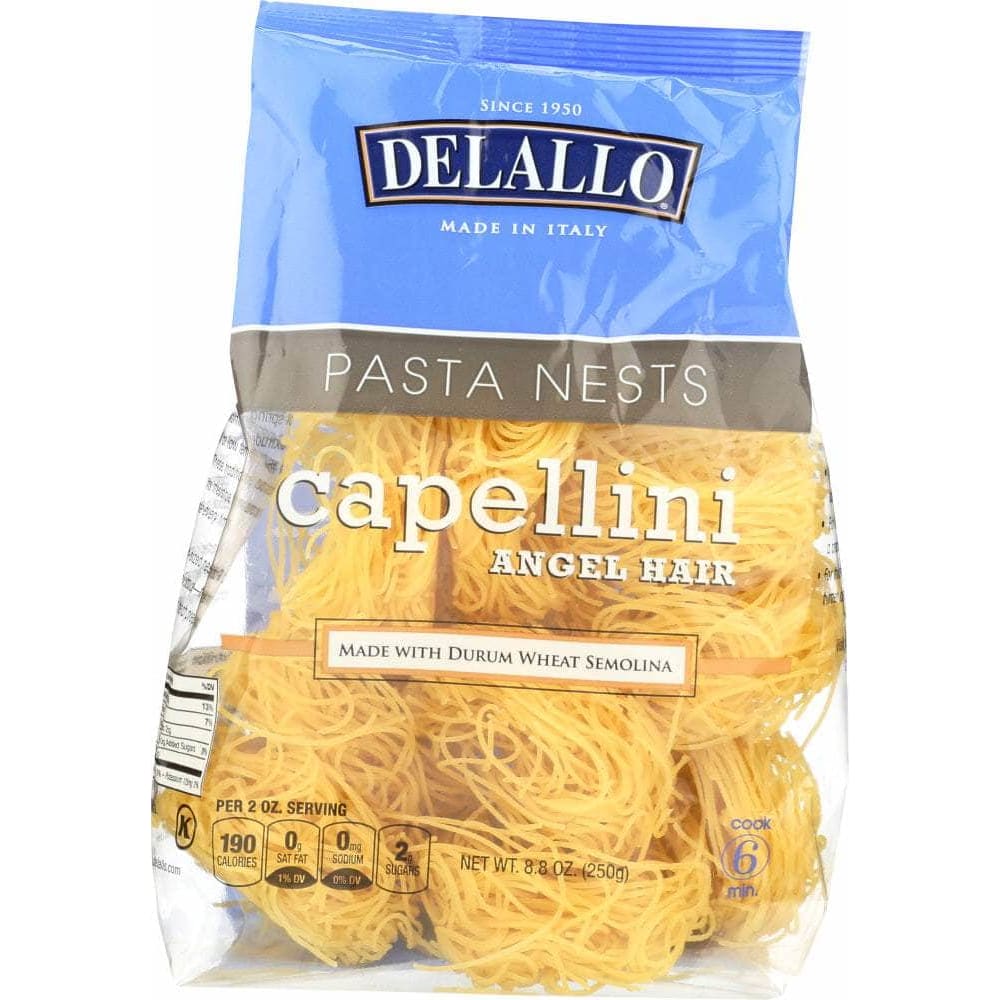 Delallo Delallo Capellini Angel Hair Nest Pasta, 8.82 oz