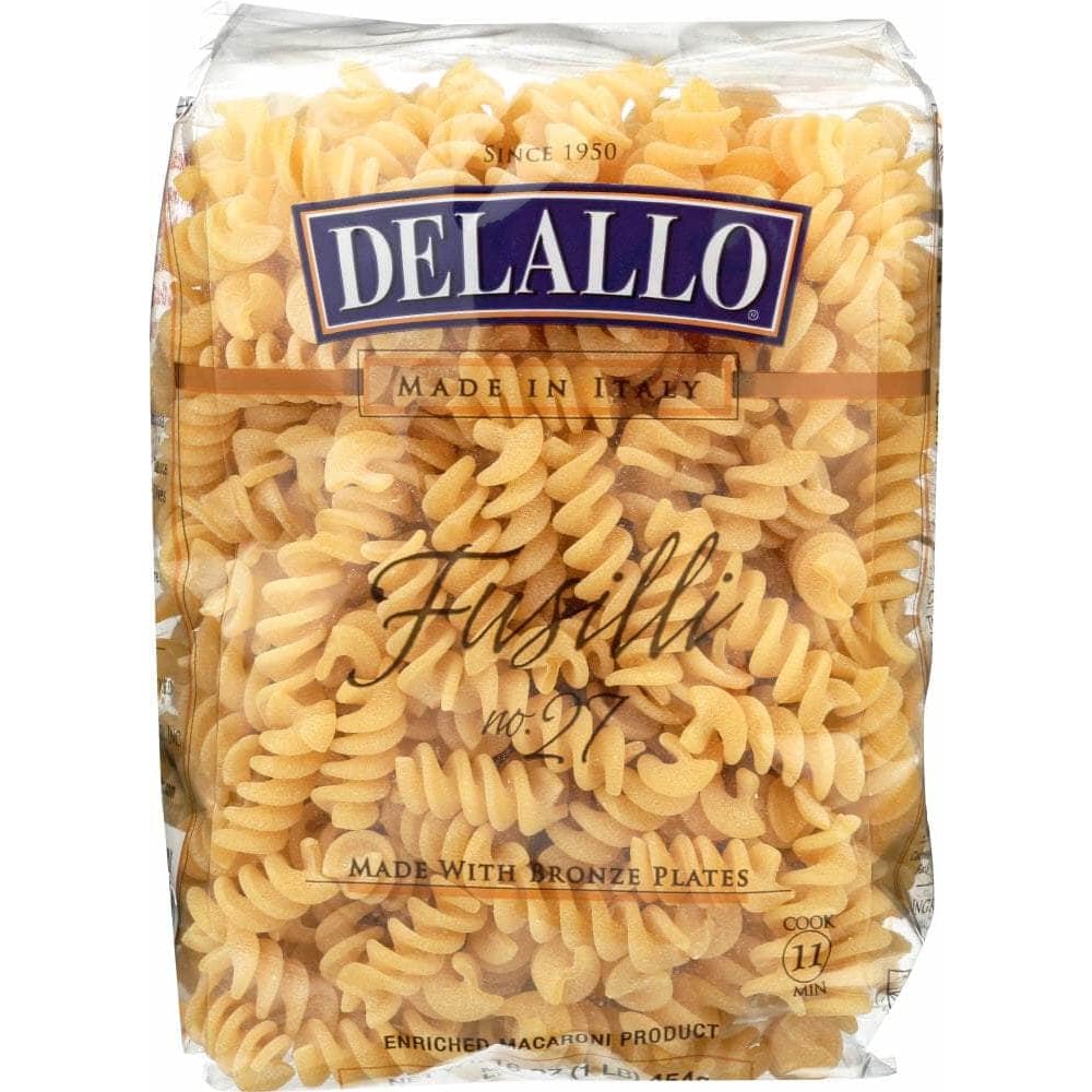 Delallo Delallo Fusilli Pasta Bag, 16oz