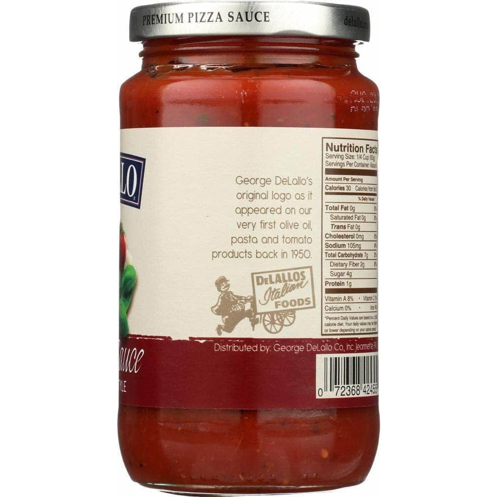 Delallo Delallo Italian Pizza Sauce, 14 oz