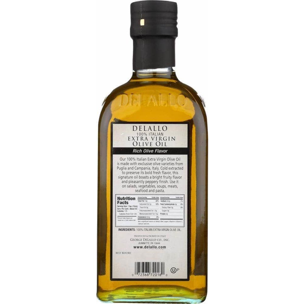 Delallo Delallo Oil Olive Extra Virgin, 16.9 oz